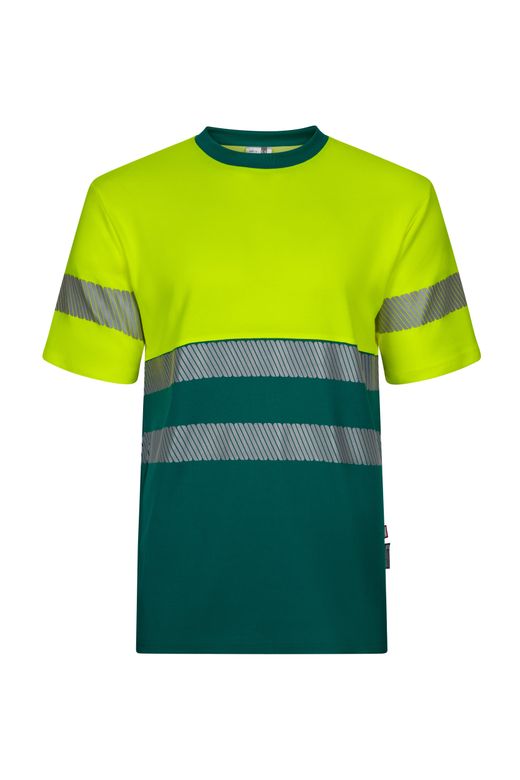 Camiseta algodón bicolor mc rs