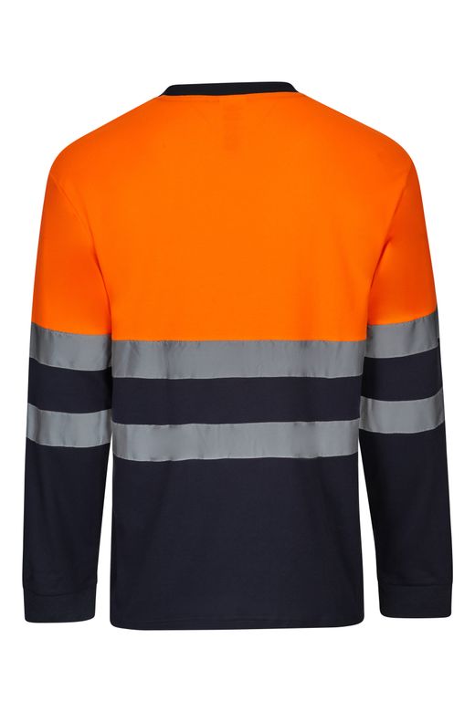 Camiseta algodón bicolor ml av
