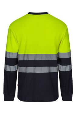 Camiseta algodón bicolor ml av