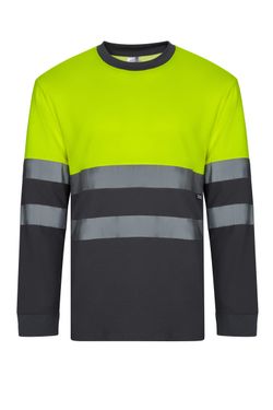 Camiseta algodón bicolor ml av