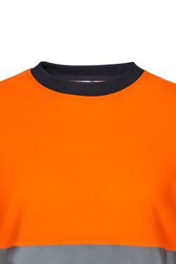 Camiseta algodón bicolor ml av