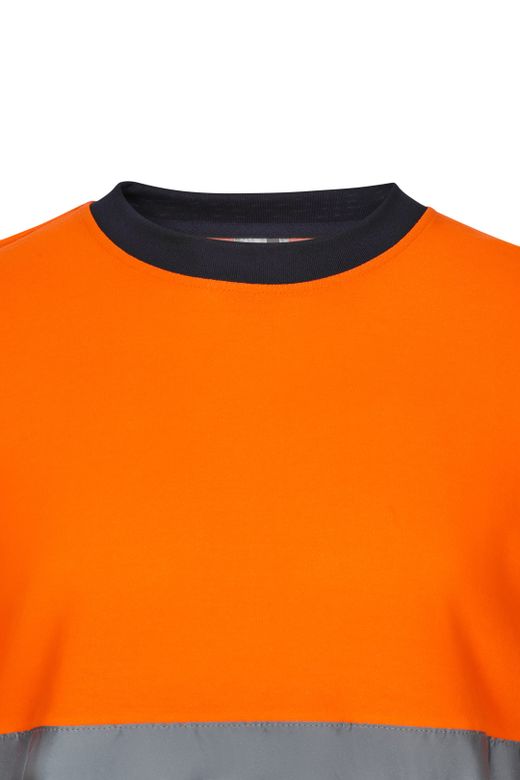 Camiseta algodón bicolor ml av