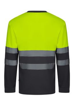 Camiseta algodón bicolor ml av