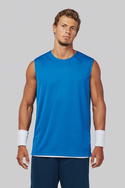 T-SHIRT da basket senza maniche reversibile UNISEX