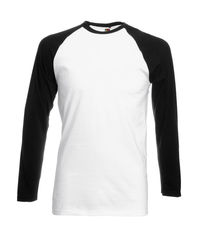 MAGLIA  T-shirt donna Baseball maniche lunghe  Tee Jays 100% cotone 