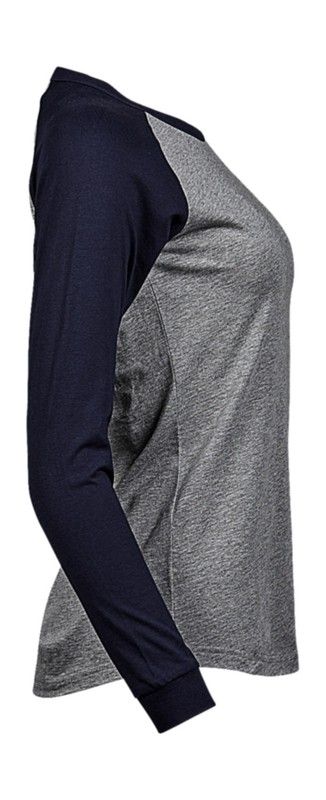 T-shirt manches longues femme baseball