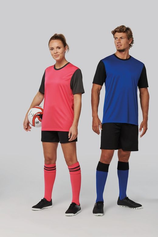 Zweifarbiges Kurzarmtrikot für Erwachsene