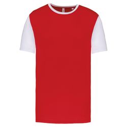 Zweifarbiges Kurzarmtrikot für Erwachsene
