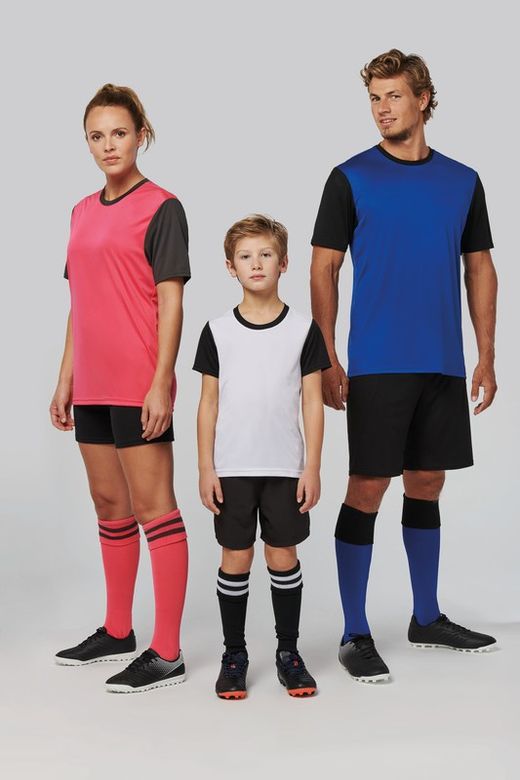 Zweifarbiges Kurzarmtrikot für Erwachsene