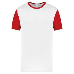 Zweifarbiges Kurzarmtrikot für Erwachsene