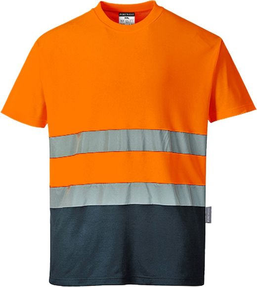 Hi-Vis Cotton Comfort Contrast T-Shirt S/S
