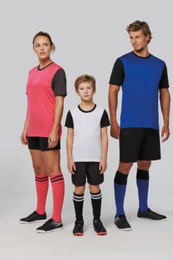 Zweifarbiges Kurzarmtrikot für Kinder