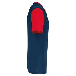 Zweifarbiges Kurzarmtrikot für Kinder