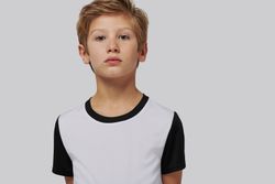 Zweifarbiges Kurzarmtrikot für Kinder