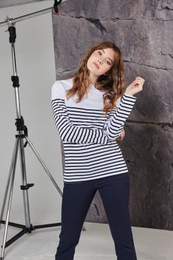 Bretonisches Langarm-T-Shirt