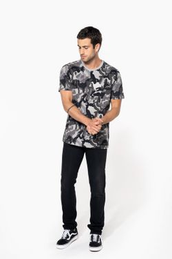 Herren Camouflage T-Shirt