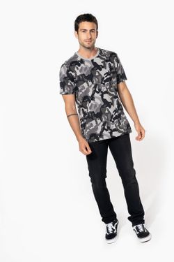 Herren Camouflage T-Shirt
