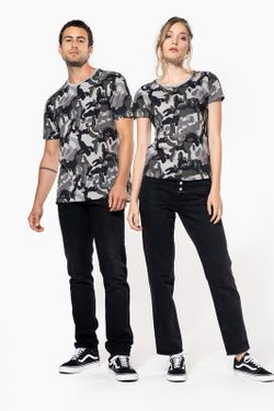Herren Camouflage T-Shirt