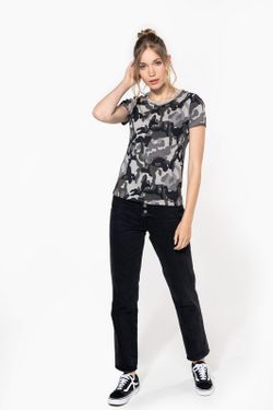 Camiseta Camuflaje Mujer