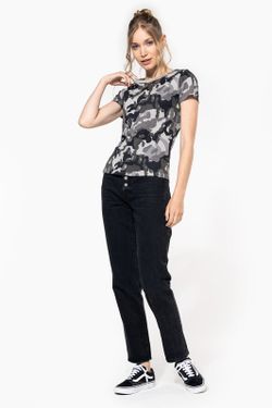 Camiseta Camuflaje Mujer