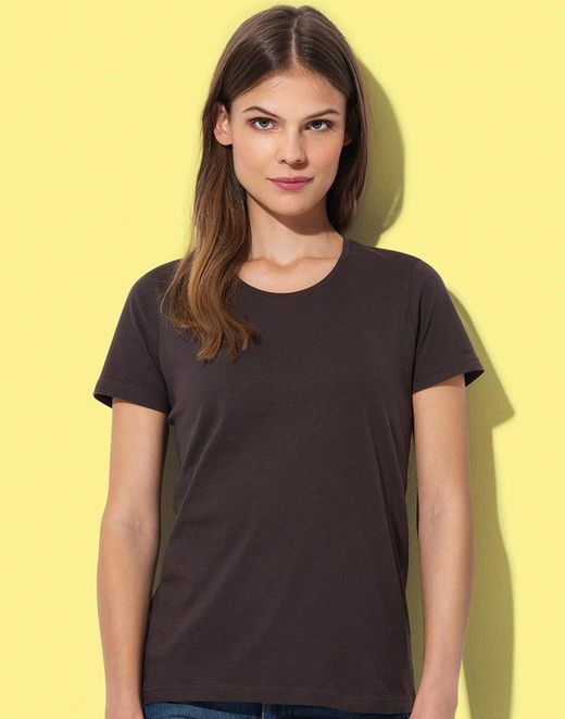 Classic women's round neck T-shirt