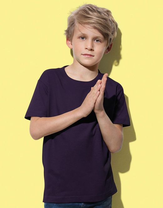 T-shirt classica girocollo da ragazzo