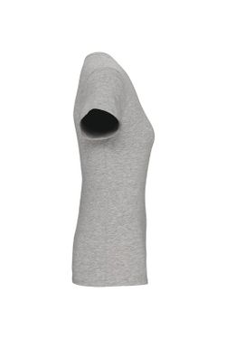 T-Shirt mit Elastane V-Ausschnitt Frau