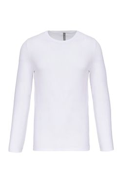 Camiseta masculina manga comprida elastano