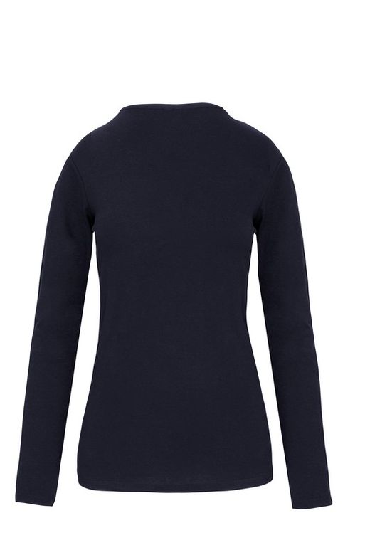 Camiseta Con Elastán Manga Larga Mujer
