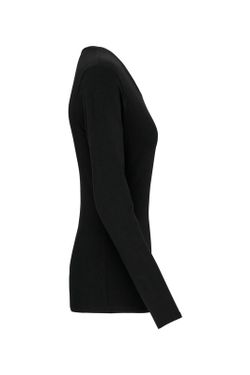 T-shirt Con Elastan Manica Lunga Donna