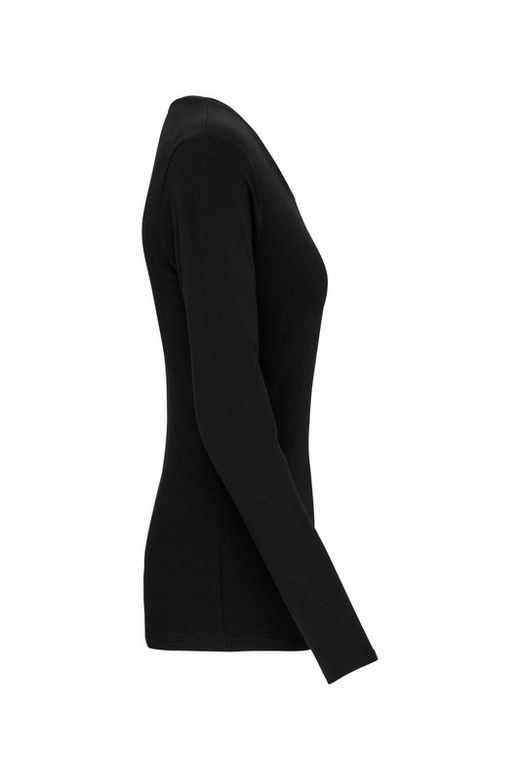 T-shirt Con Elastan Manica Lunga Donna