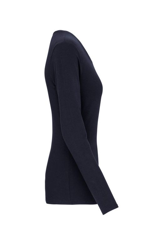 Camiseta Con Elastán Manga Larga Mujer