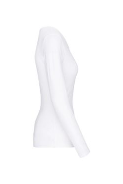 Camiseta Con Elastán Manga Larga Mujer
