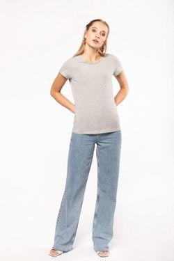 T-Shirt Mit Elastane Frau
