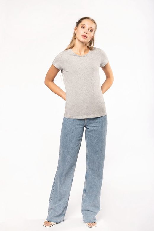 T-Shirt Mit Elastane Frau