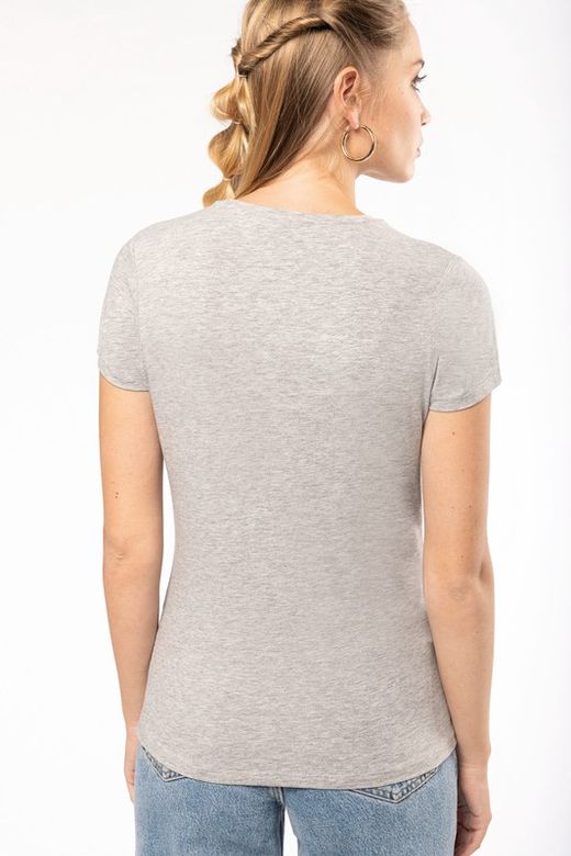 T-Shirt Mit Elastane Frau