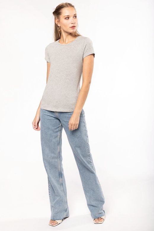 T-Shirt Mit Elastane Frau