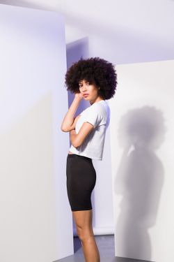 Camiseta Corta - Corte Cuadrado Mujer