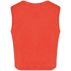 Umweltfreundliches ärmelloses Cropped Damen-T-Shirt