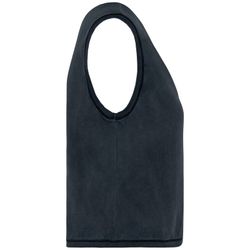 Umweltfreundliches ärmelloses Cropped Damen-T-Shirt