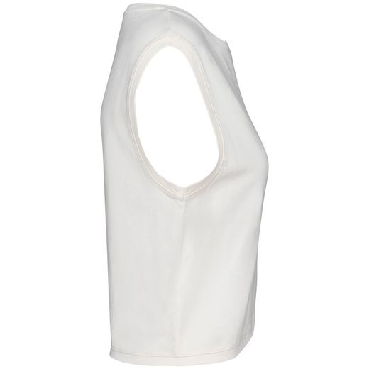 Umweltfreundliches ärmelloses Cropped Damen-T-Shirt