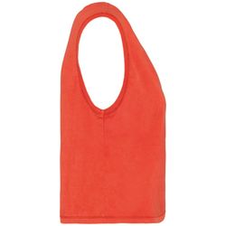 Umweltfreundliches ärmelloses Cropped Damen-T-Shirt