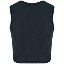 Umweltfreundliches ärmelloses Cropped Damen-T-Shirt