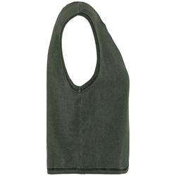 Umweltfreundliches ärmelloses Cropped Damen-T-Shirt