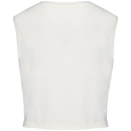 Umweltfreundliches ärmelloses Cropped Damen-T-Shirt