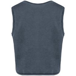 Umweltfreundliches ärmelloses Cropped Damen-T-Shirt