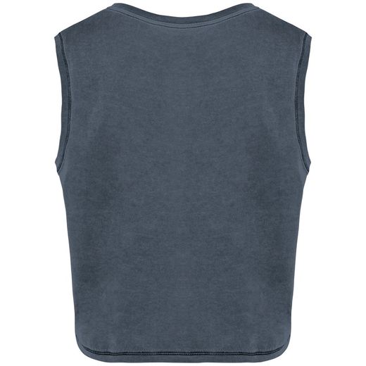 Umweltfreundliches ärmelloses Cropped Damen-T-Shirt