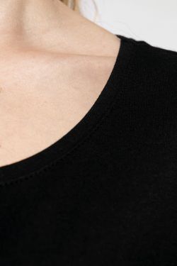 Camiseta cuello barco mujer