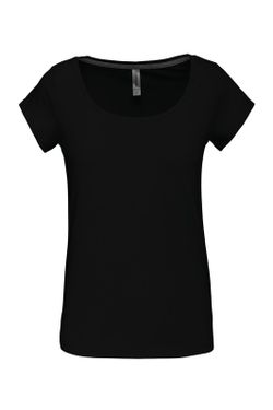 Camiseta cuello barco mujer