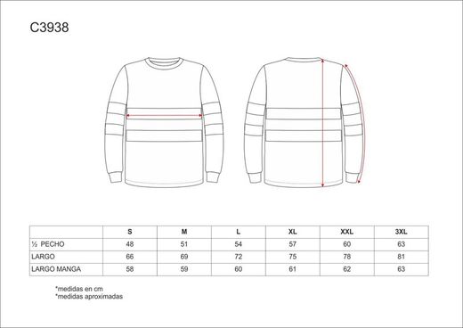 Camiseta cuello caja, manga larga Marino